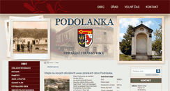 Desktop Screenshot of podolanka.cz